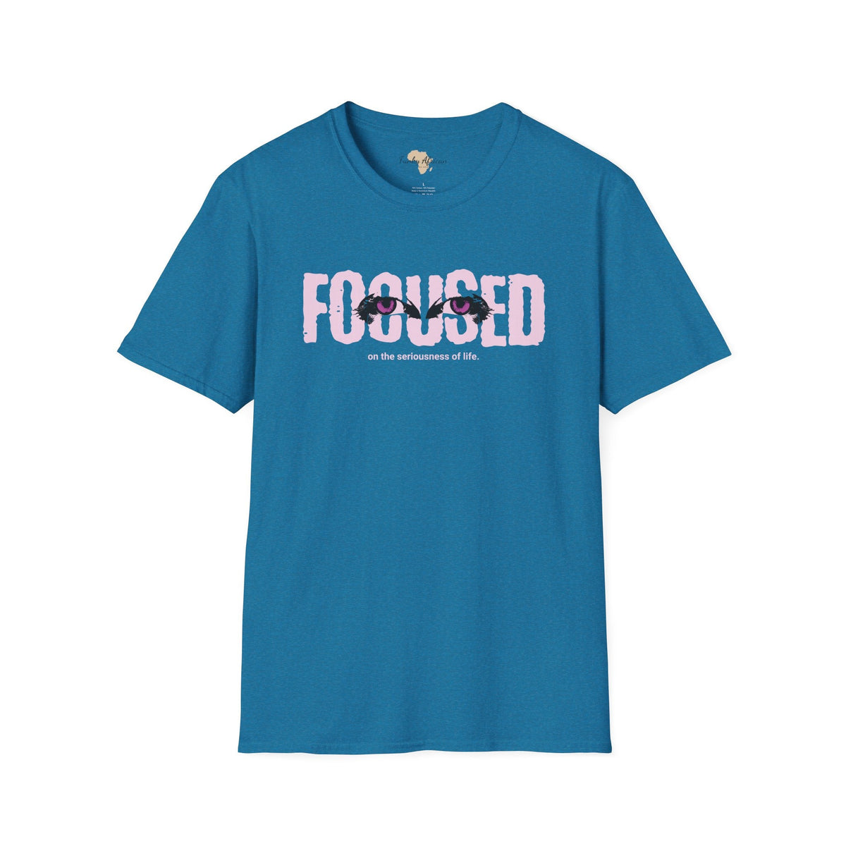 Focused unisex softstyle tee Funky African