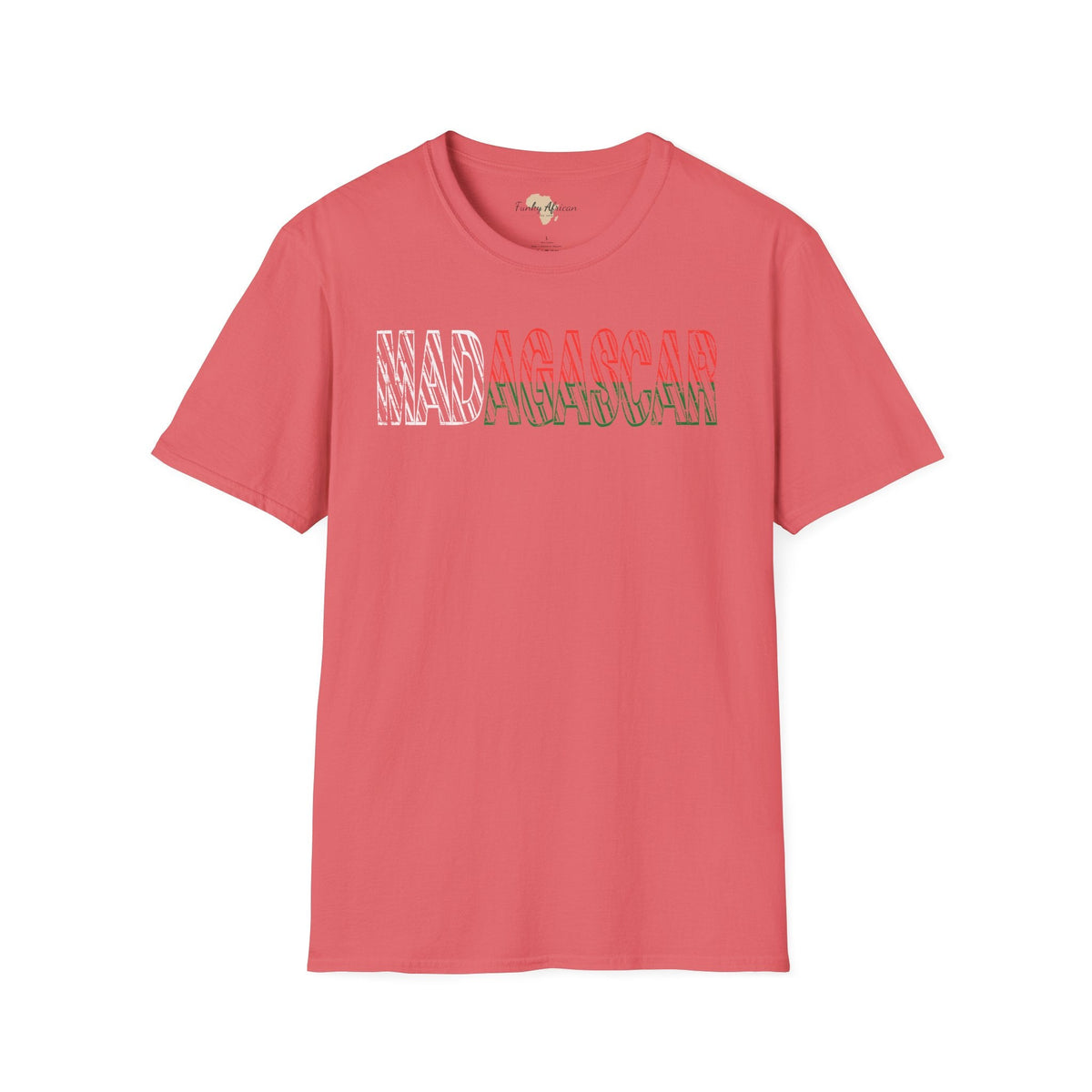 Madagascar text unisex softstyle tee Funky African