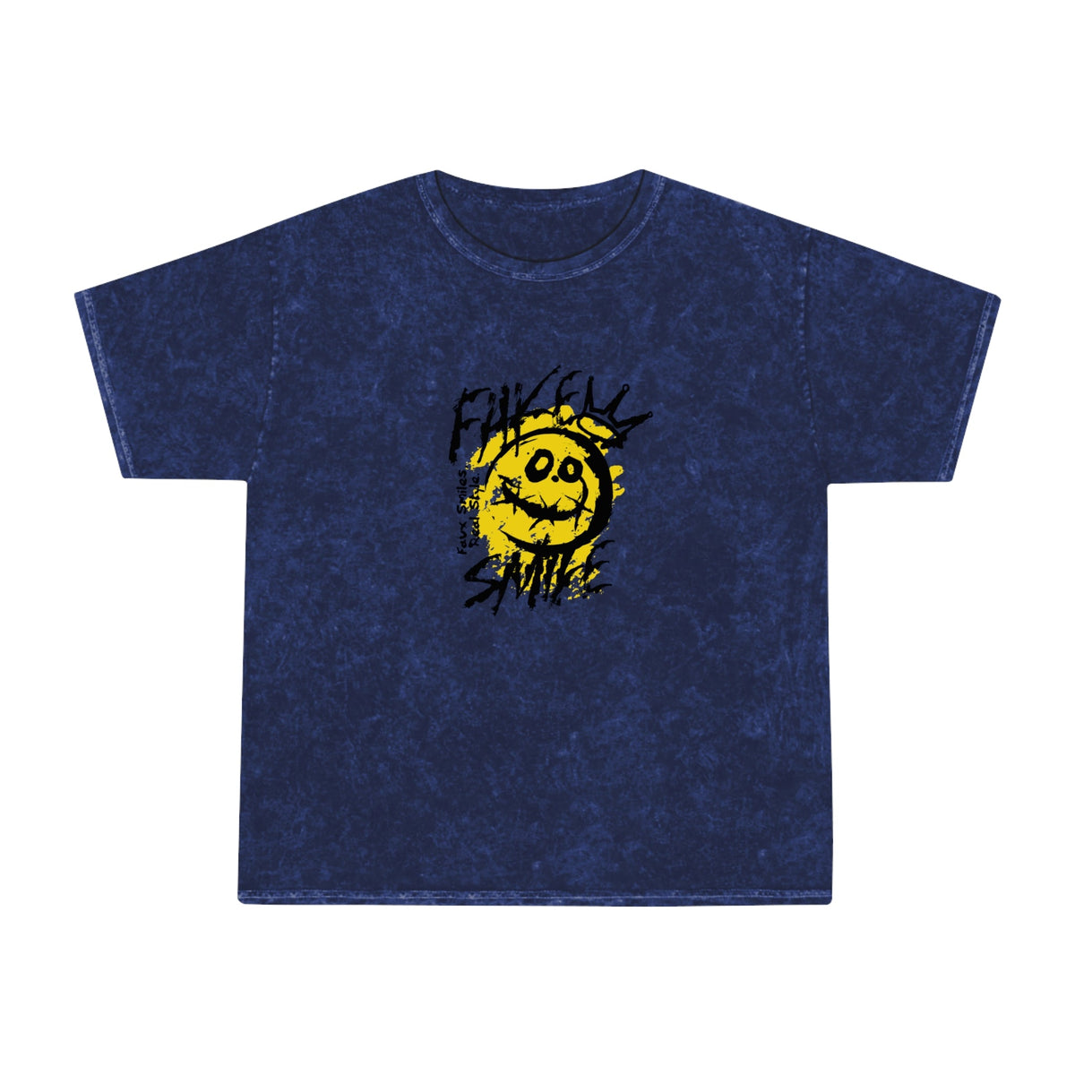 Fake smile unisex wash tee Funky African