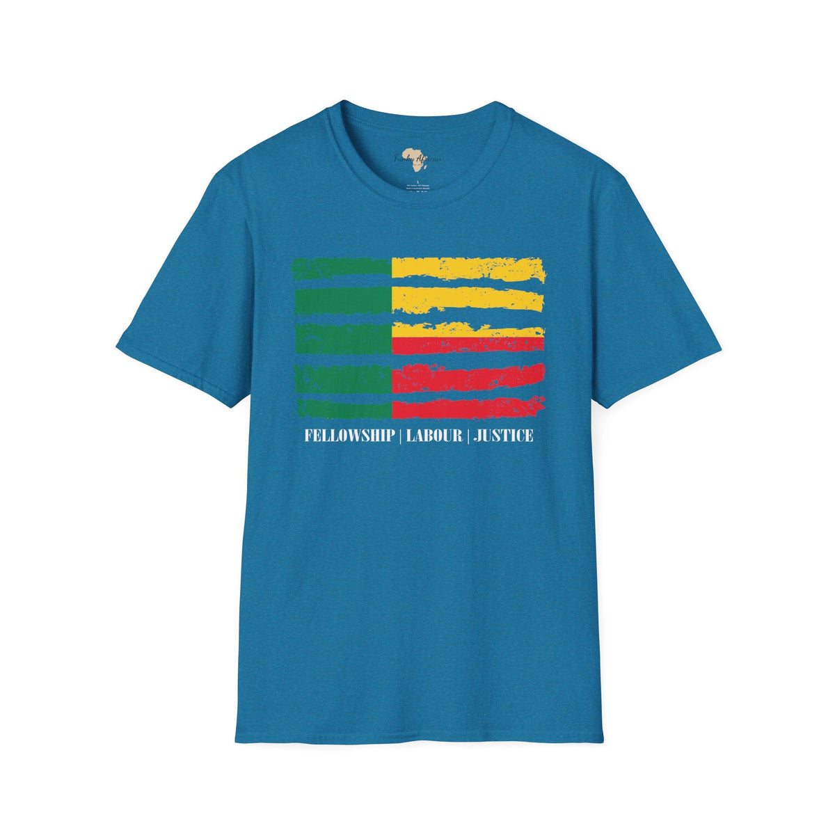 Benin strip unisex softstyle tee Funky African