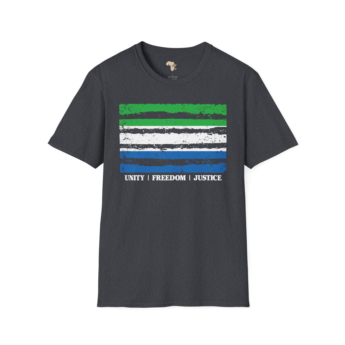 Sierra Leone strip unisex softstyle tee Funky African