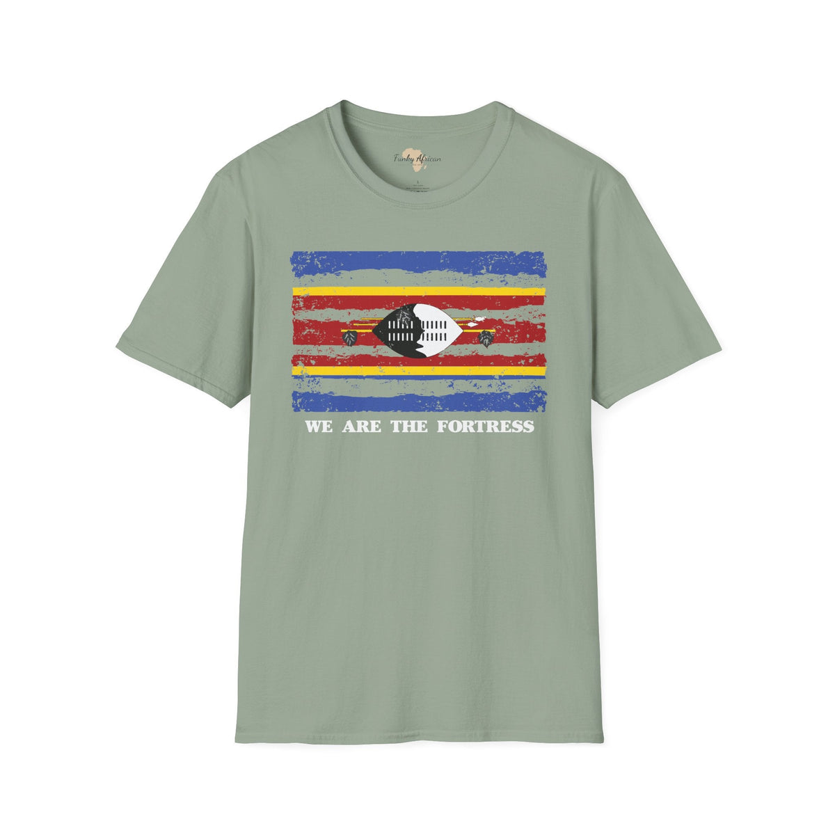 Eswatini strip unisex softstyle tee Funky African