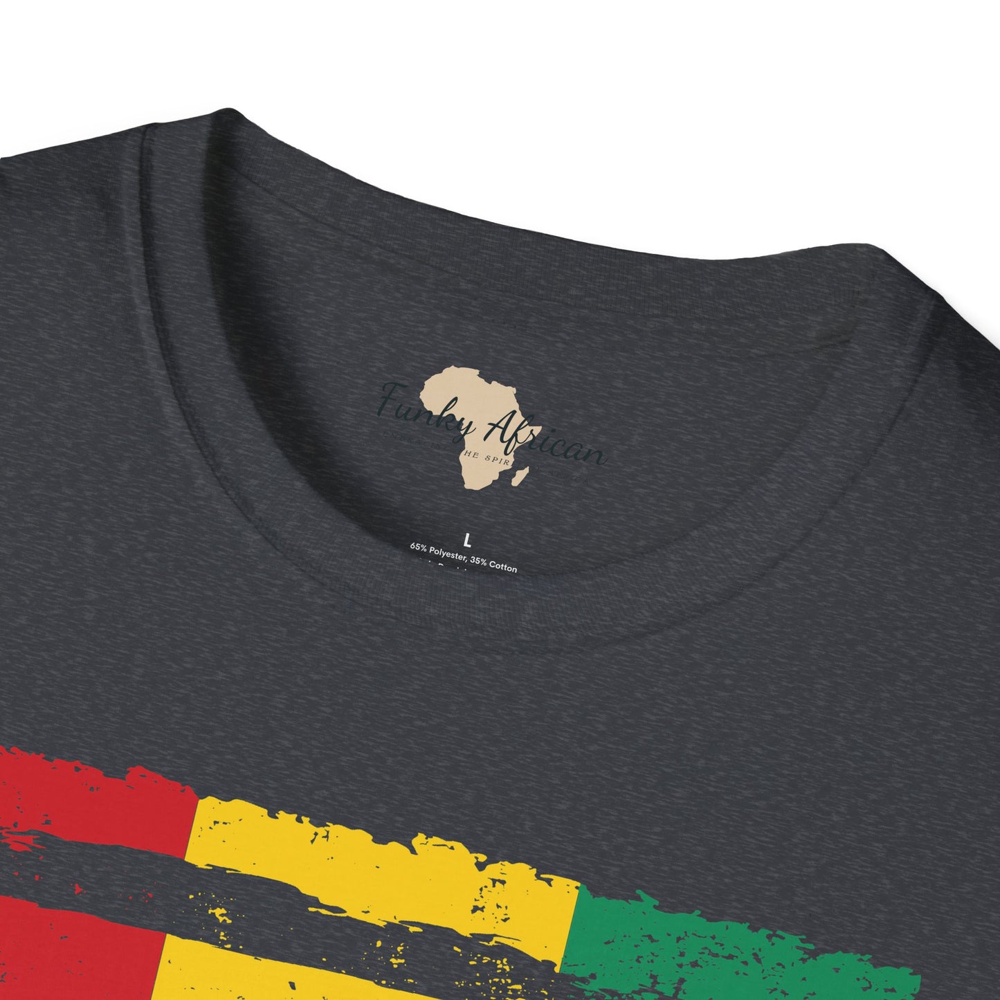 Guinean strip unisex softstyle tee