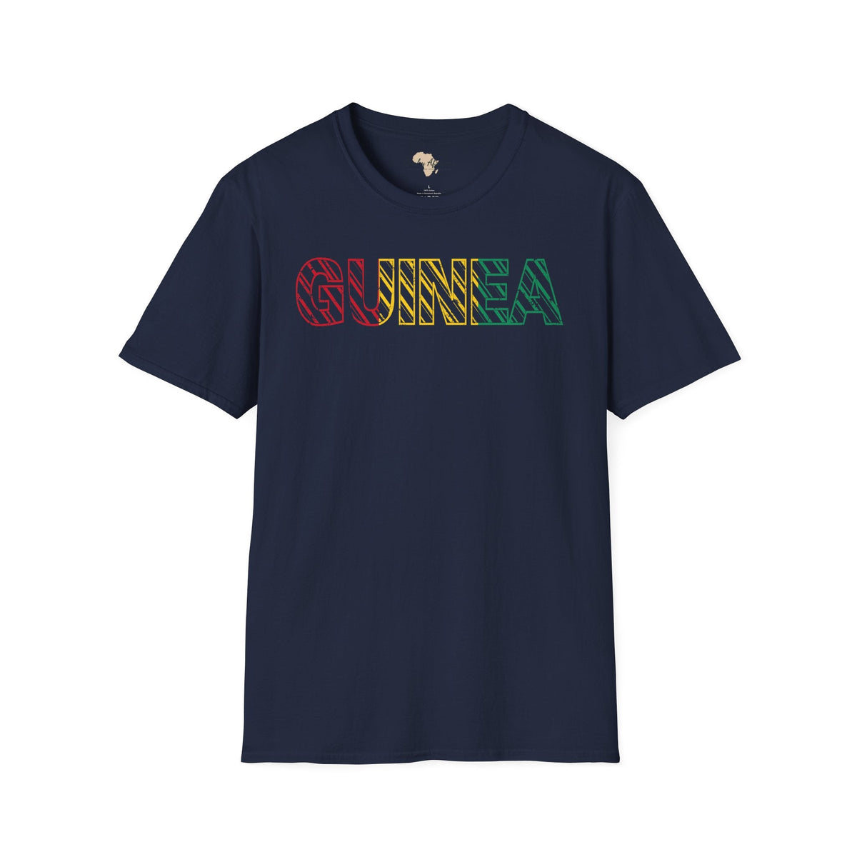 Guinea text unisex softstyle tee Funky African