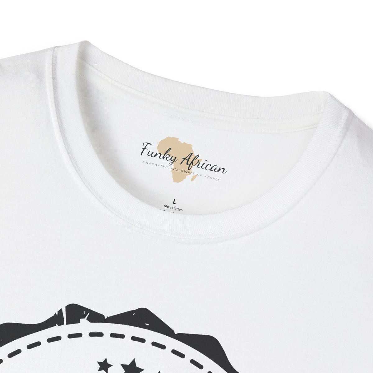 Guinean Stamp unisex tee Funky African