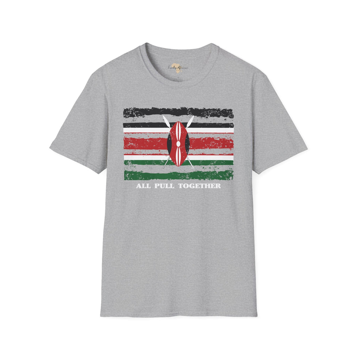 Kenya strip unisex softstyle tee Funky African