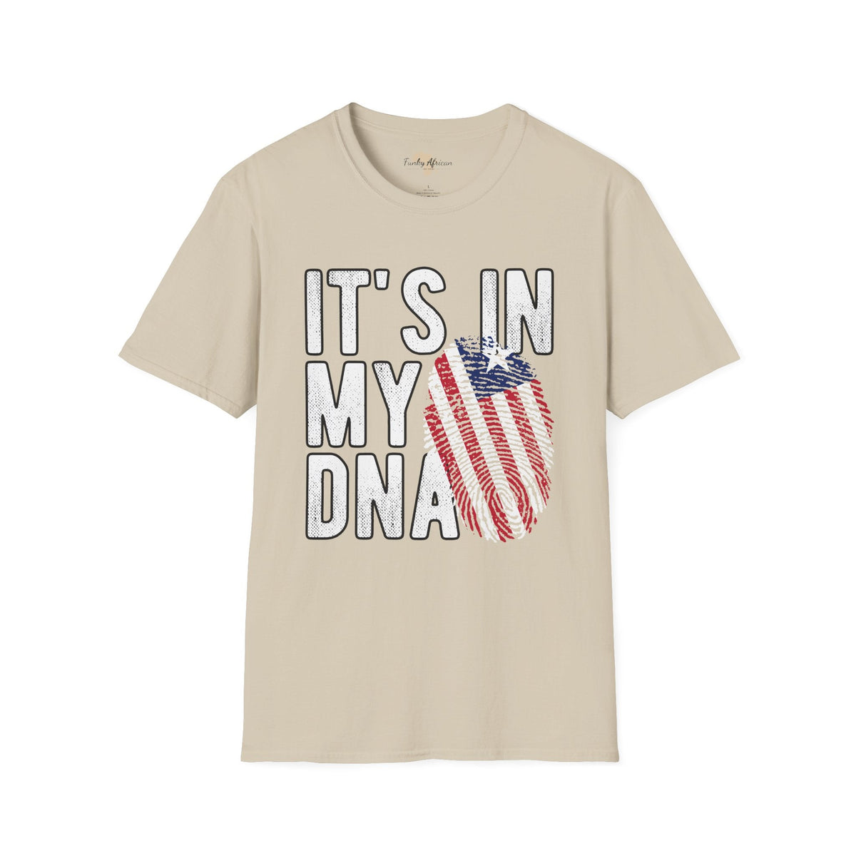 it's in my DNA unisex tee - Liberia Funky African