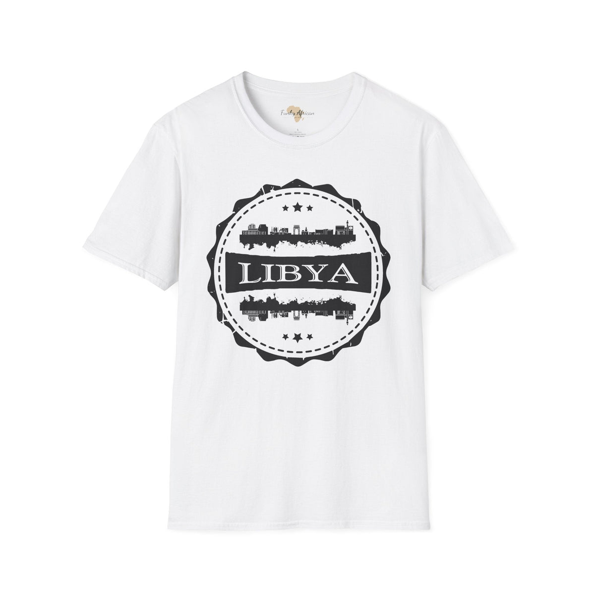 Libya Stamp unisex tee Funky African