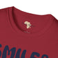 Smiles and happiness unisex softstyle tee