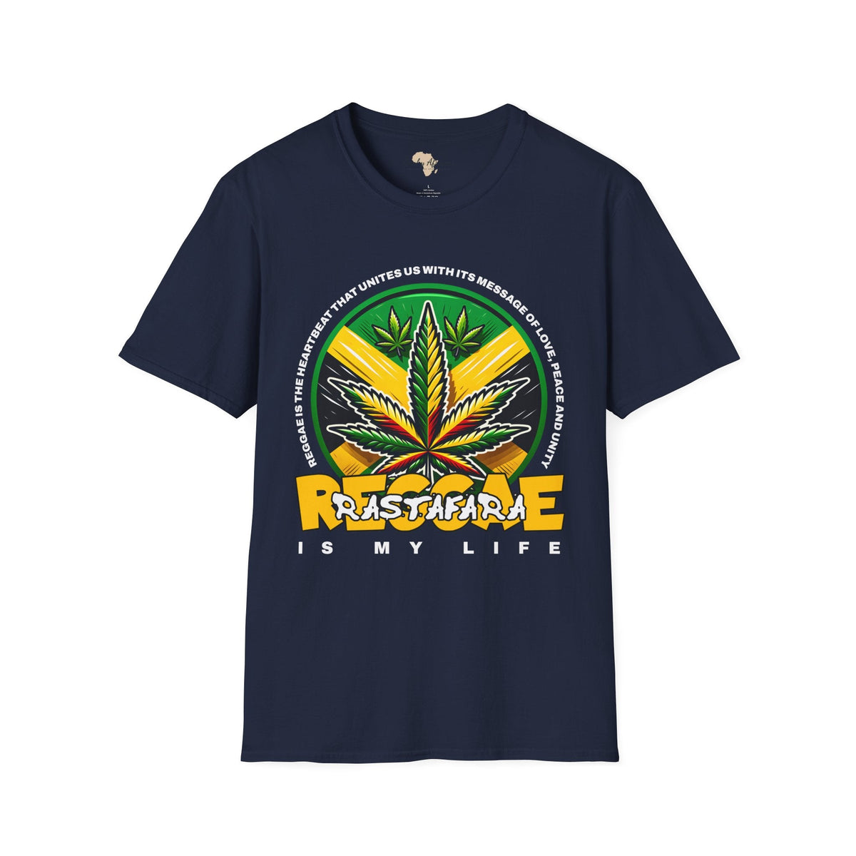 Reggae is my life  unisex tee Funky African