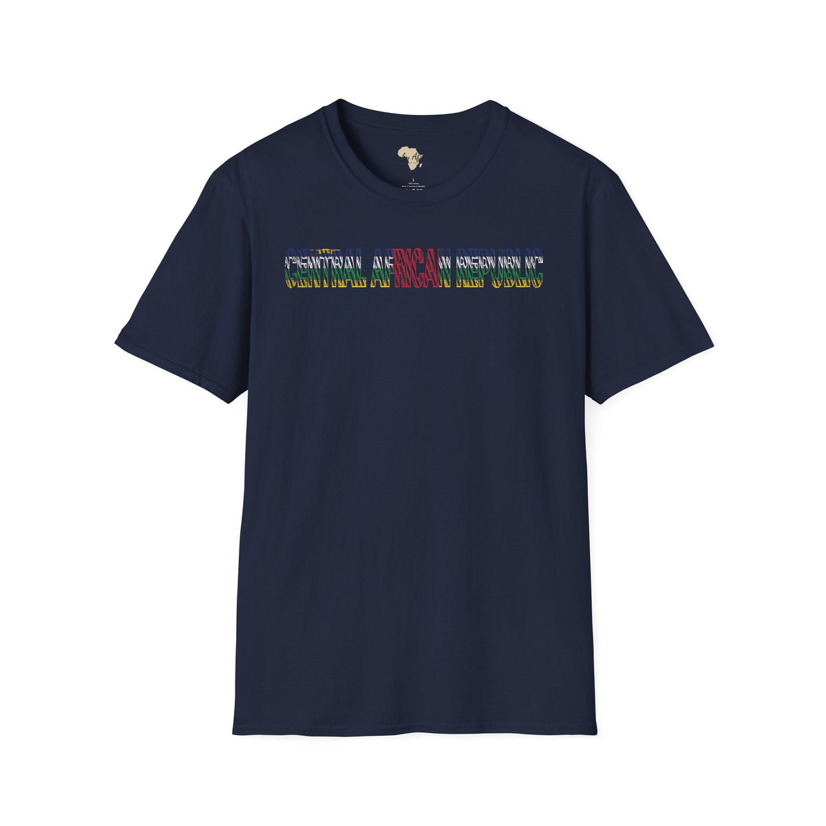 Central African Republic unisex softstyle tee Funky African