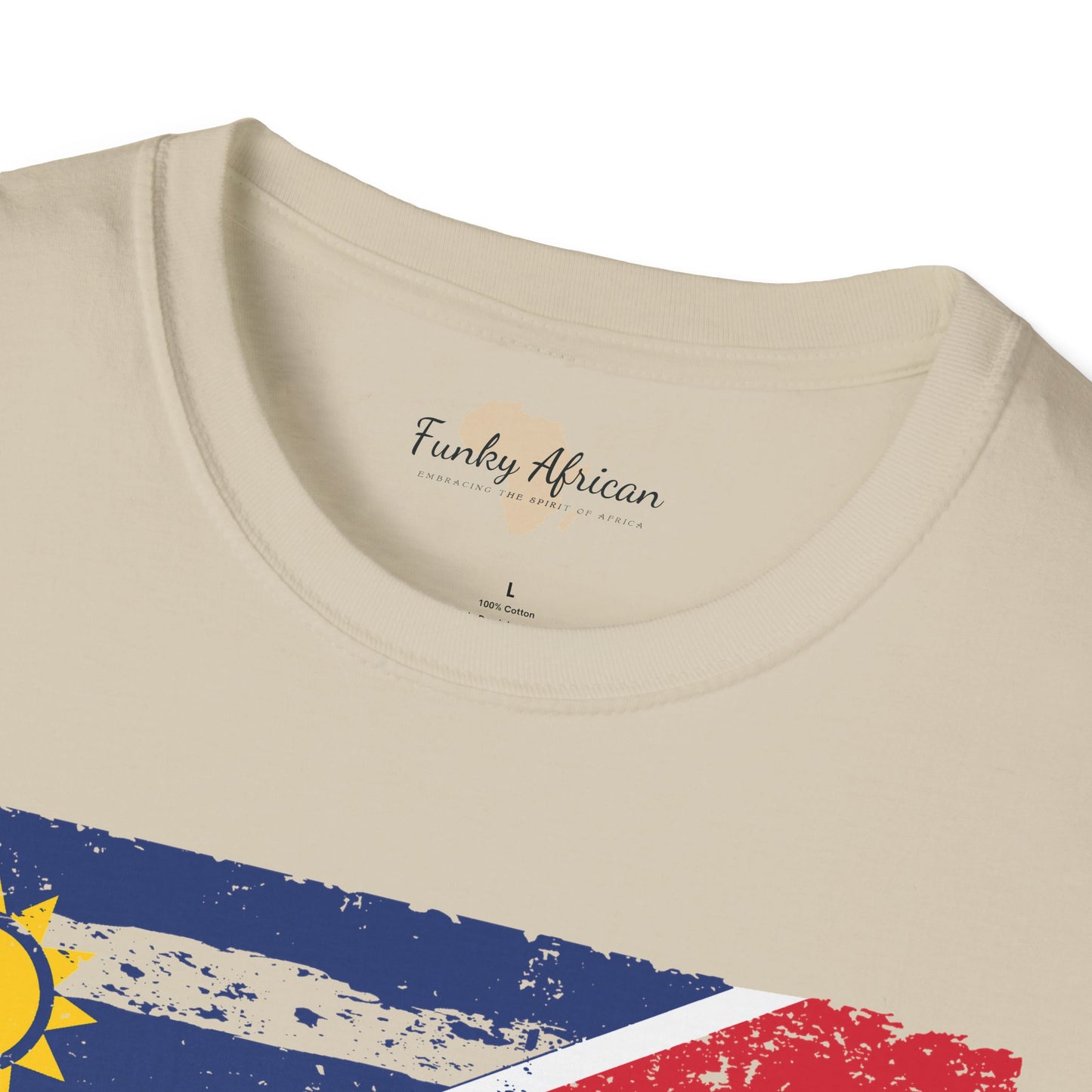 Namibia strip unisex softstyle tee