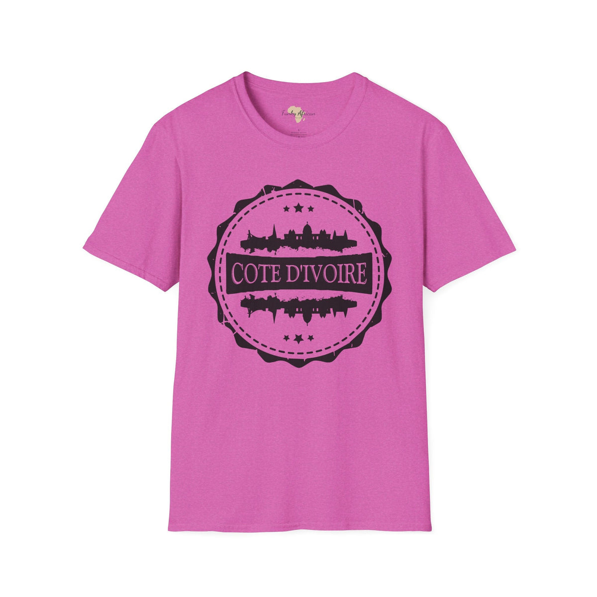 Côte d'Ivoire Stamp unisex tee Funky African