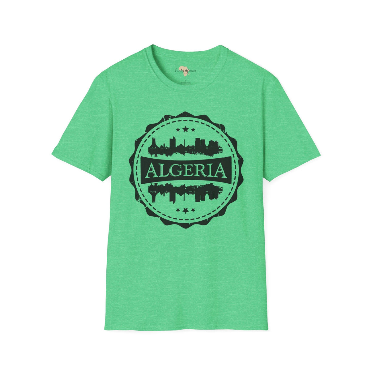 Algeria Stamp unisex tee Funky African