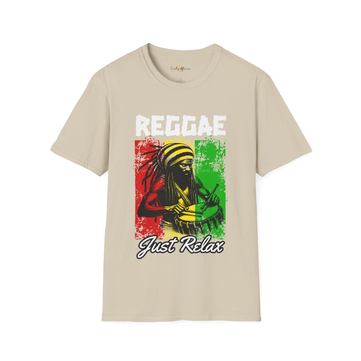 Reggae just relax unisex tee Funky African