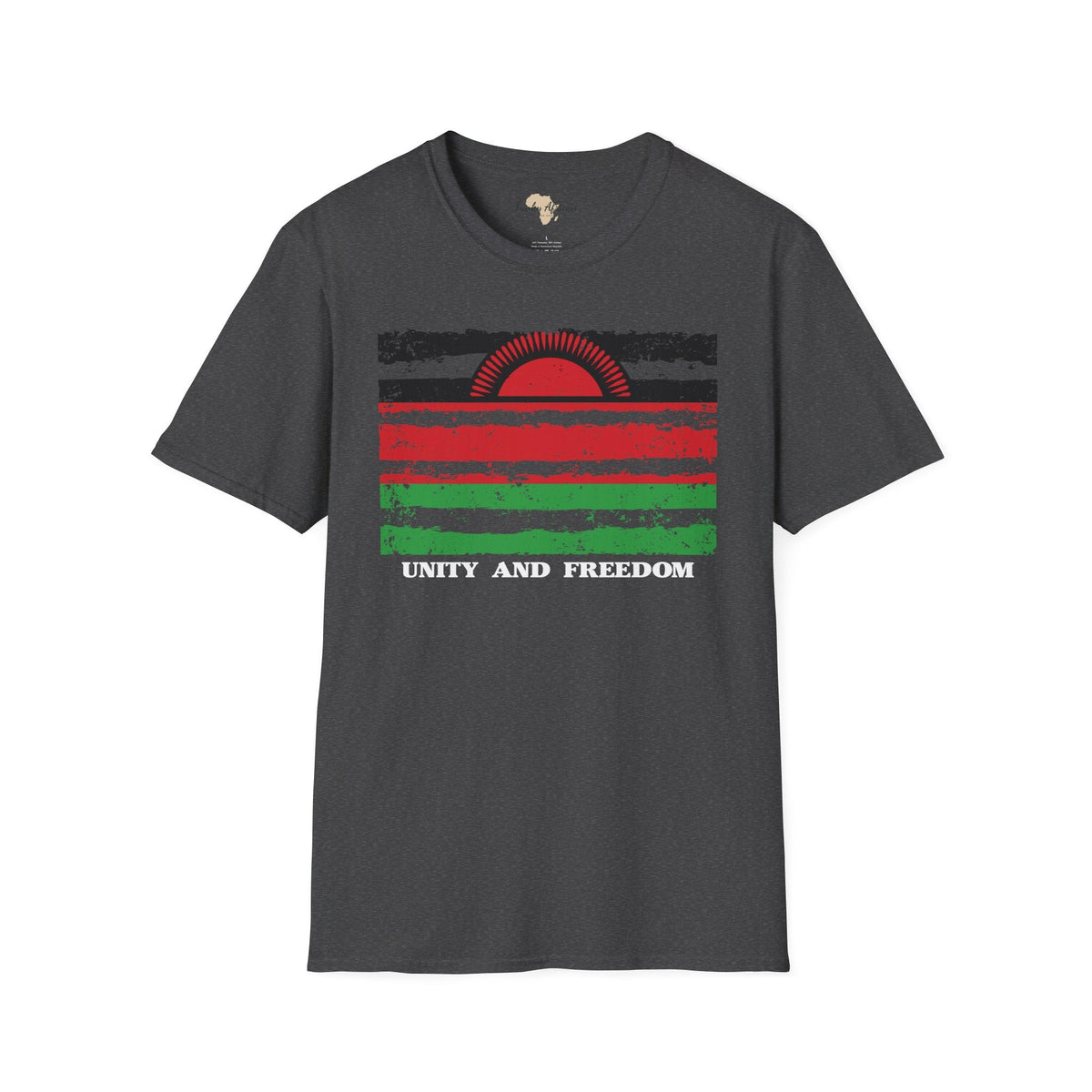 Malawi strip unisex softstyle tee Funky African