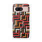 African Print Google Pixel Tough Cases