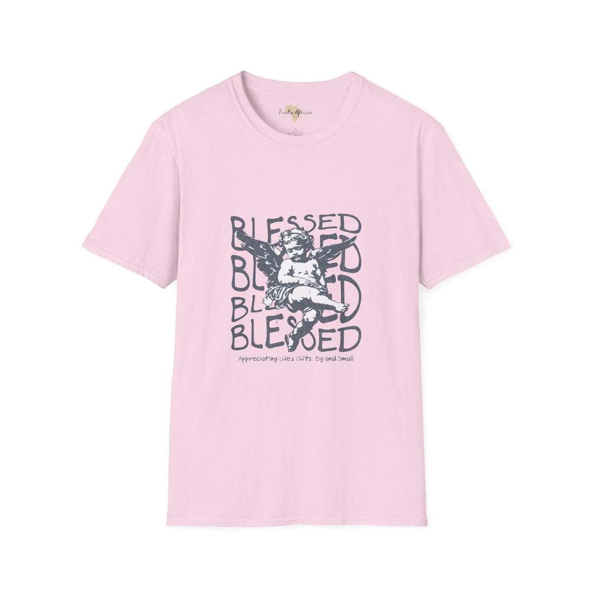 Blessed unisex softstyle tee Funky African
