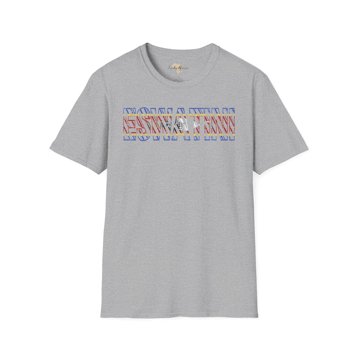 Eswatini text unisex softstyle tee Funky African
