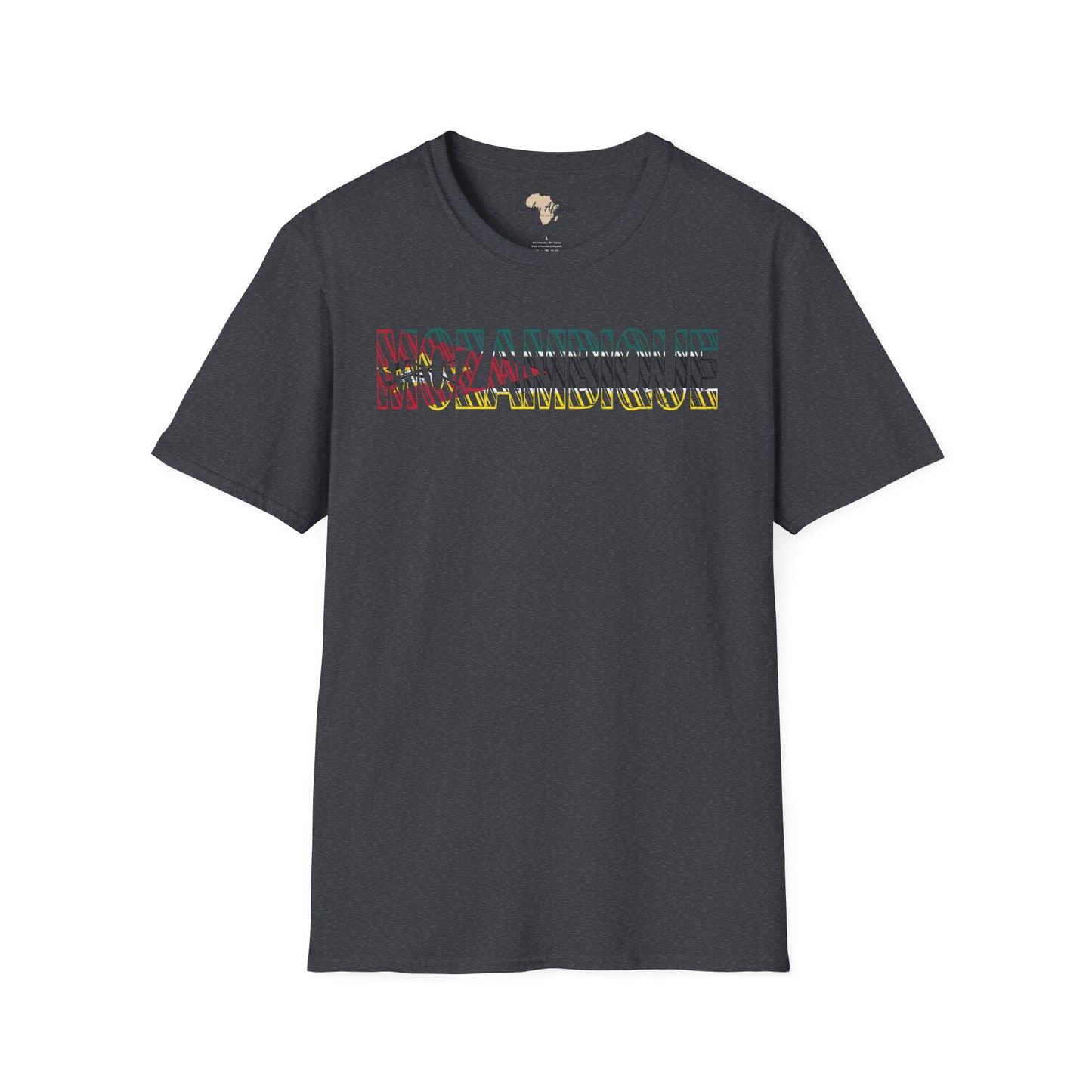 Mozambique text unisex softstyle tee