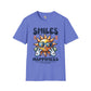 Smiles and happiness unisex softstyle tee