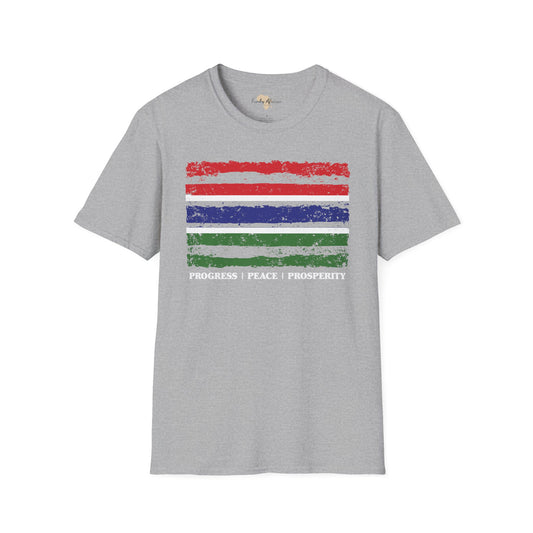 Gambia strip unisex softstyle tee