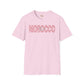 Morocco text unisex softstyle tee