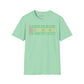 São Tomé and Príncipe text unisex softstyle tee