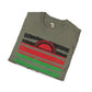 Malawi strip unisex softstyle tee