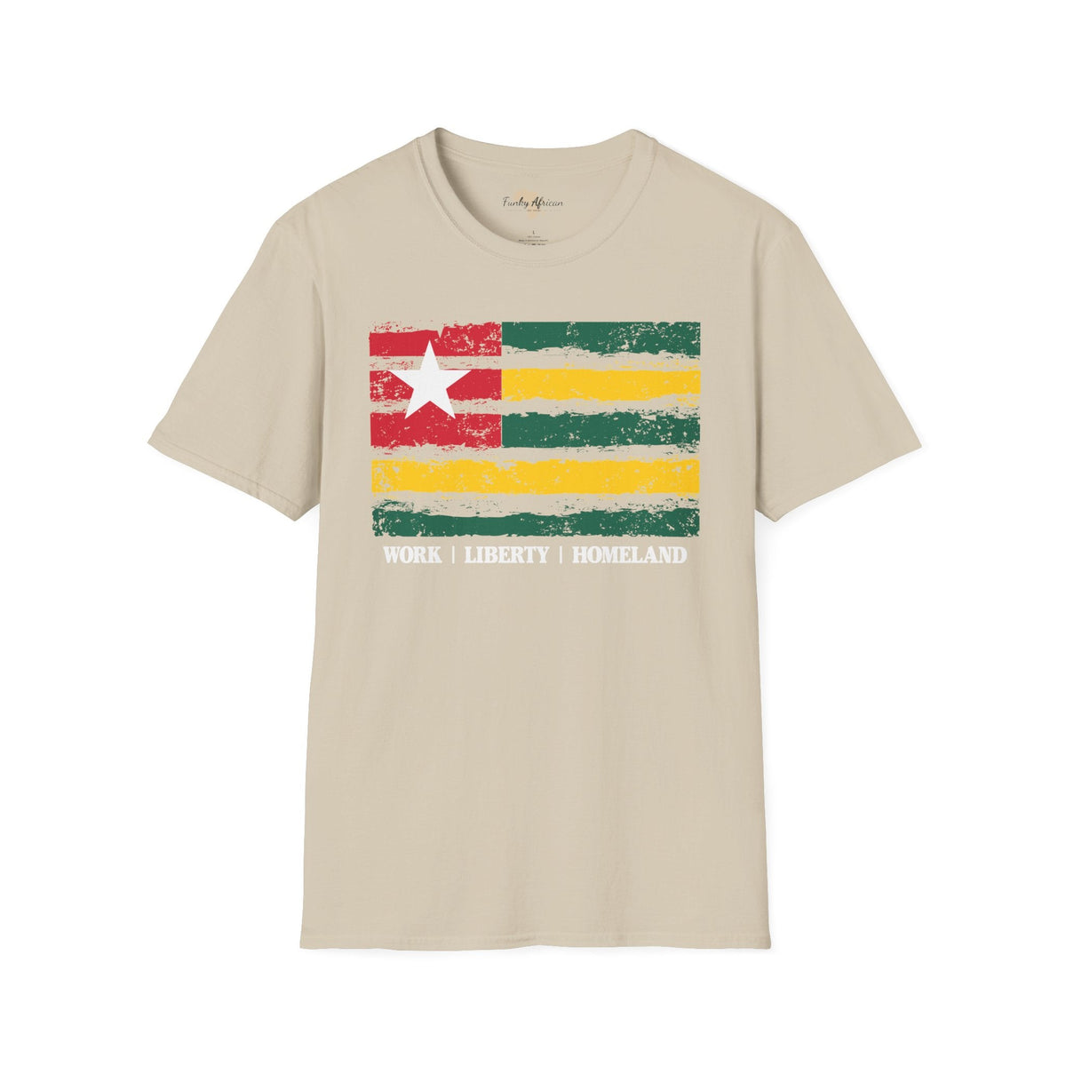 Togo strip unisex softstyle tee Funky African