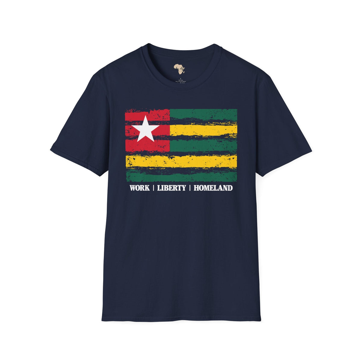 Togo strip unisex softstyle tee Funky African