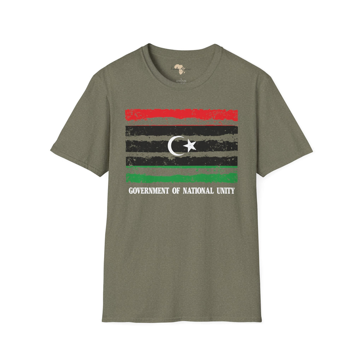 Libya strip unisex softstyle tee Funky African