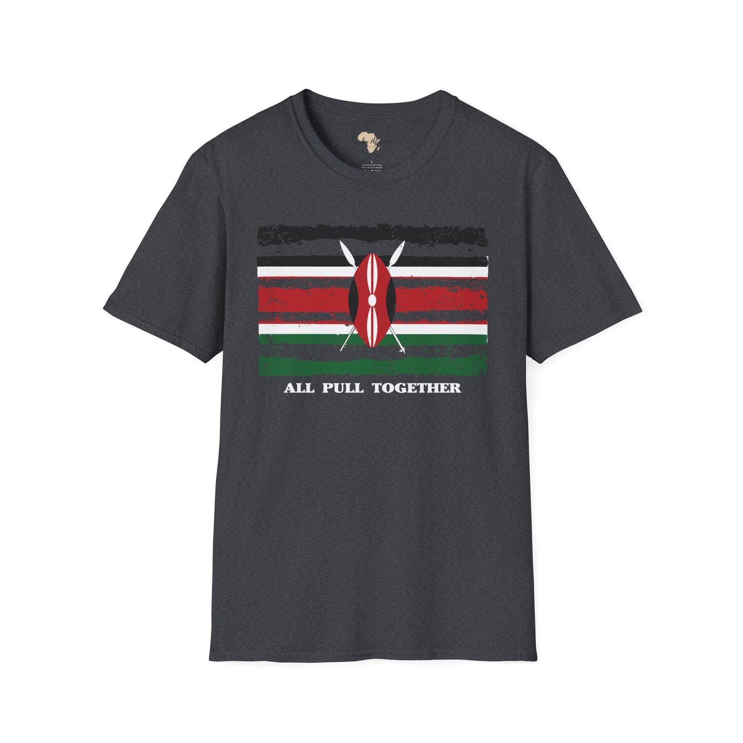 Kenya strip unisex softstyle tee