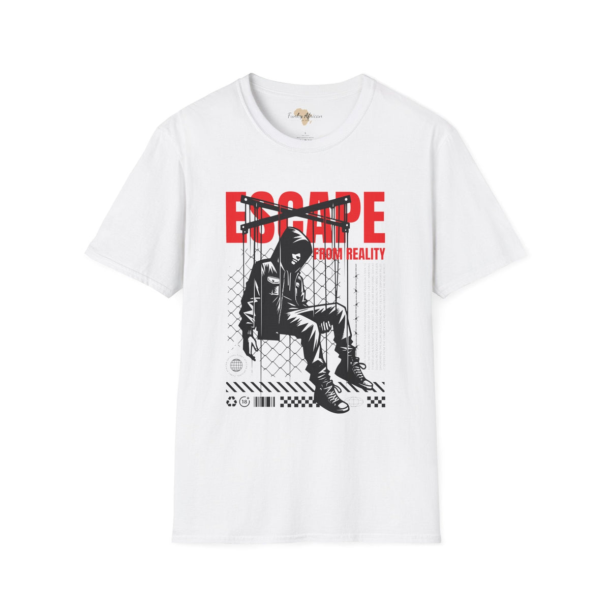 Escape from reality unisex softstyle tee Funky African