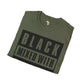 Black mixed with black unisex softstyle tee