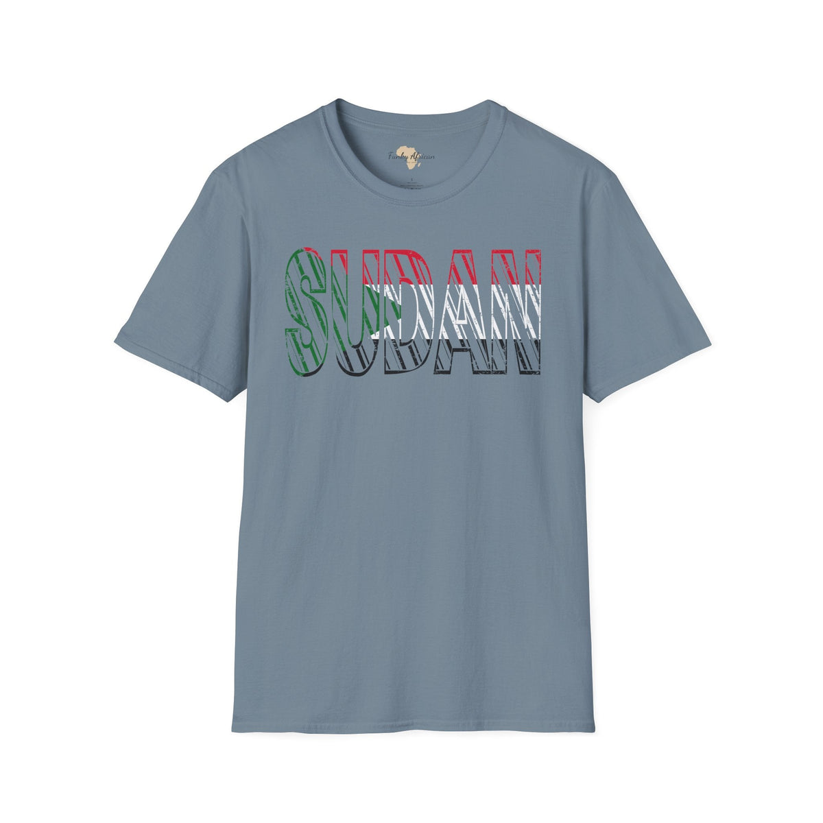 Sudan text unisex softstyle tee Funky African