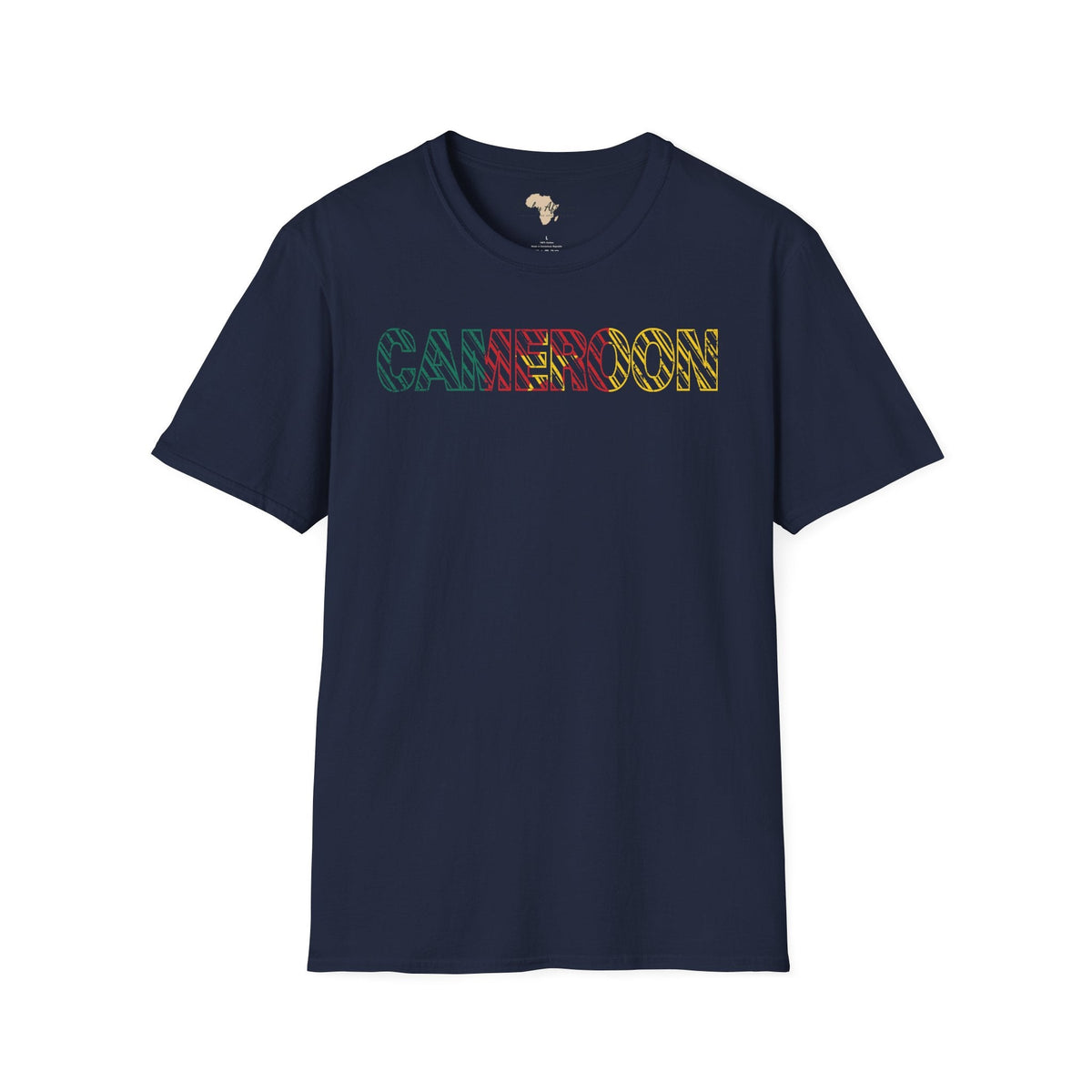 Cameroon text unisex softstyle tee Funky African