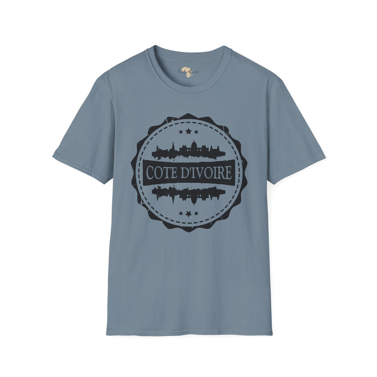 Côte d'Ivoire Stamp unisex tee Funky African