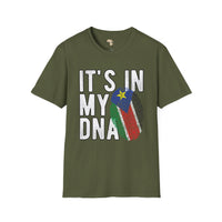 it's in my DNA unisex tee - South Sudan