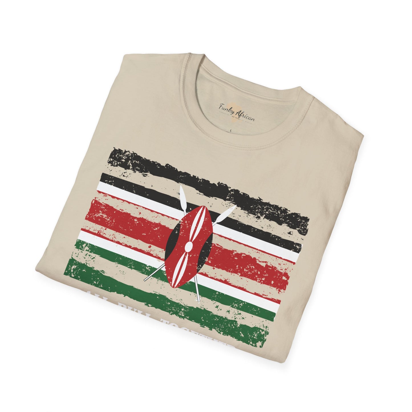 Kenya strip unisex softstyle tee