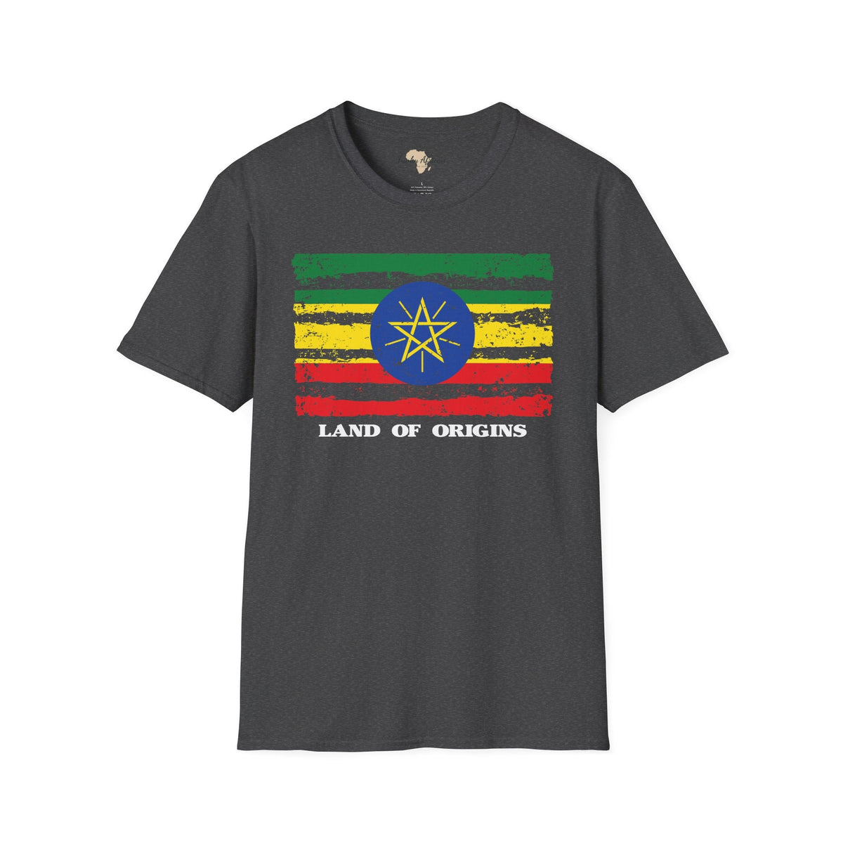 Ethiopia strip unisex softstyle tee Funky African