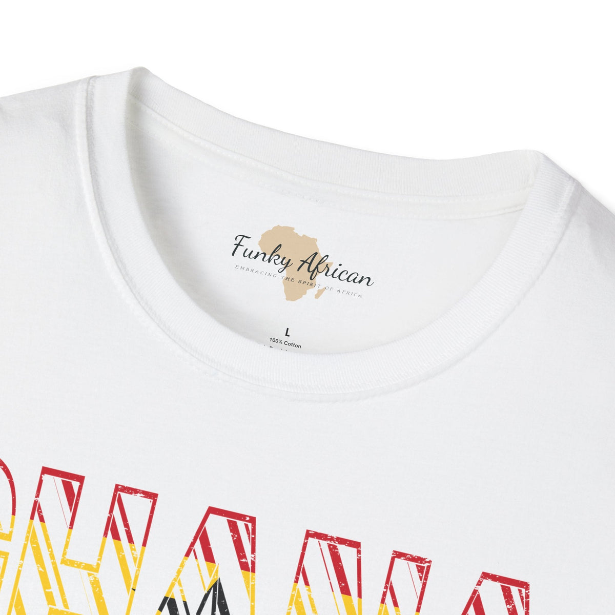 Ghana text unisex softstyle tee Funky African