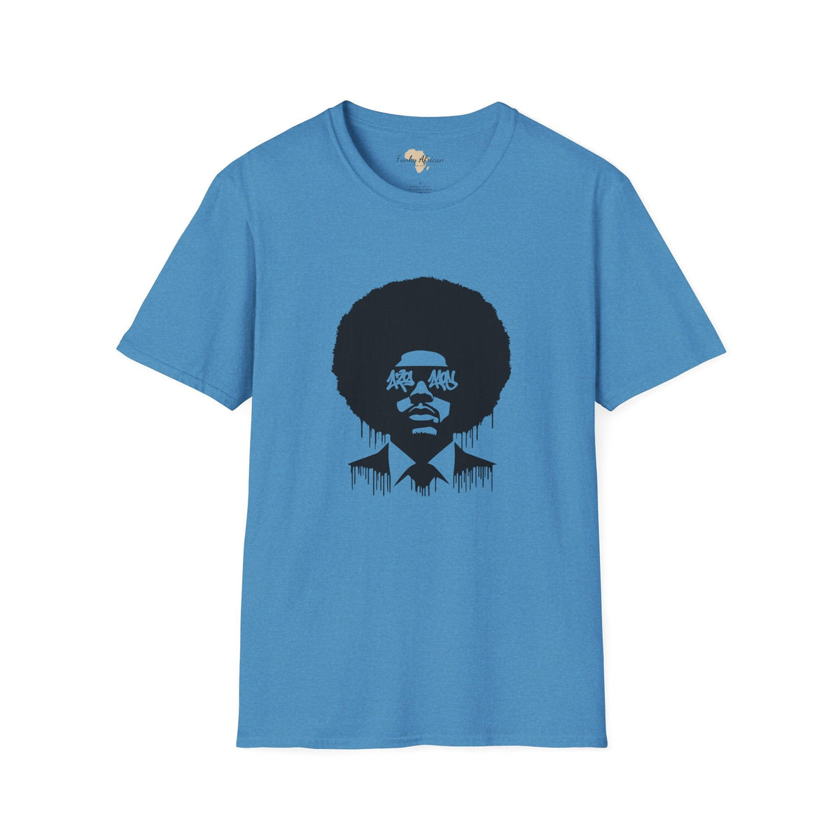 Afro graffiti unisex softstyle tee Funky African