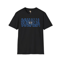 Somalia text unisex softstyle tee