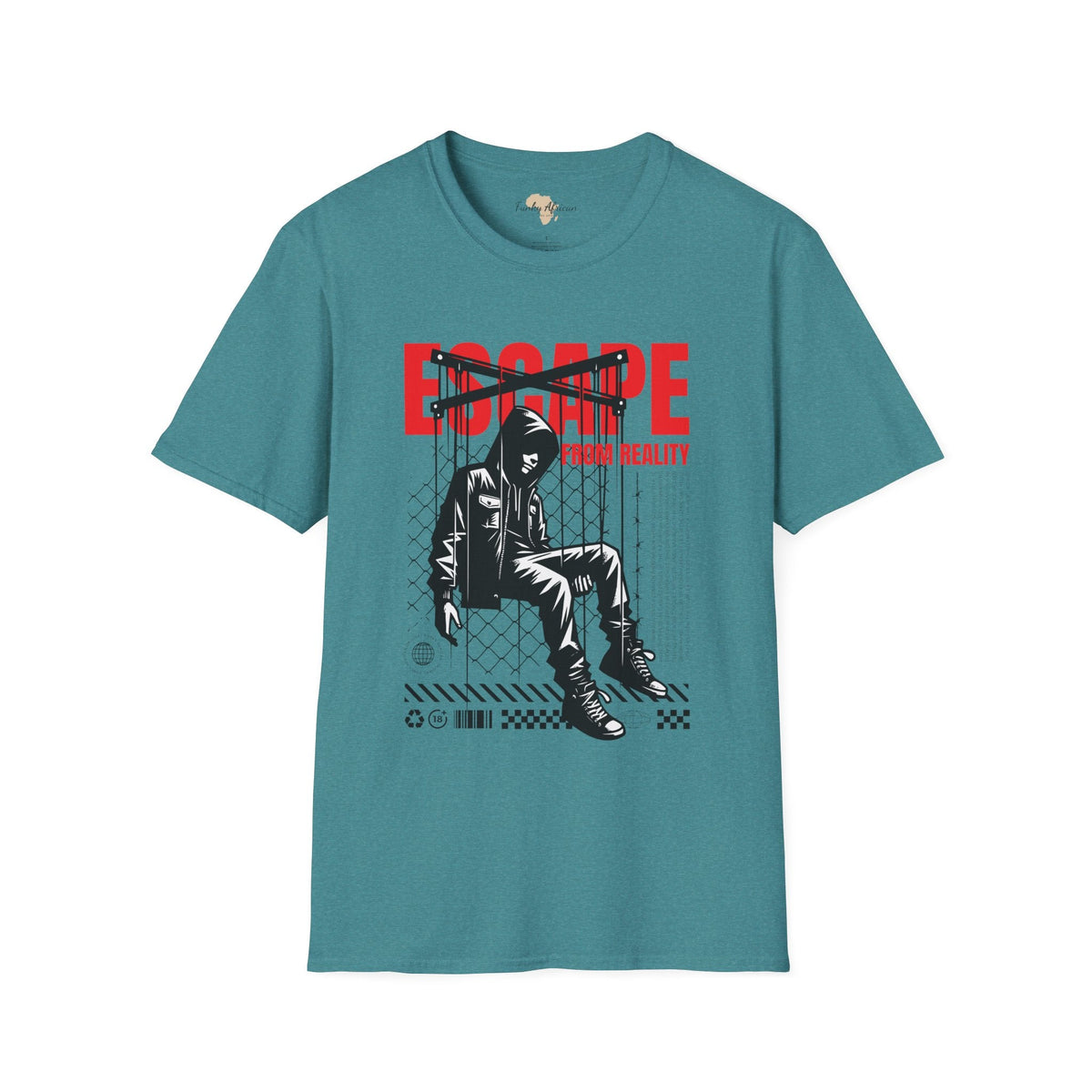 Escape from reality unisex softstyle tee Funky African