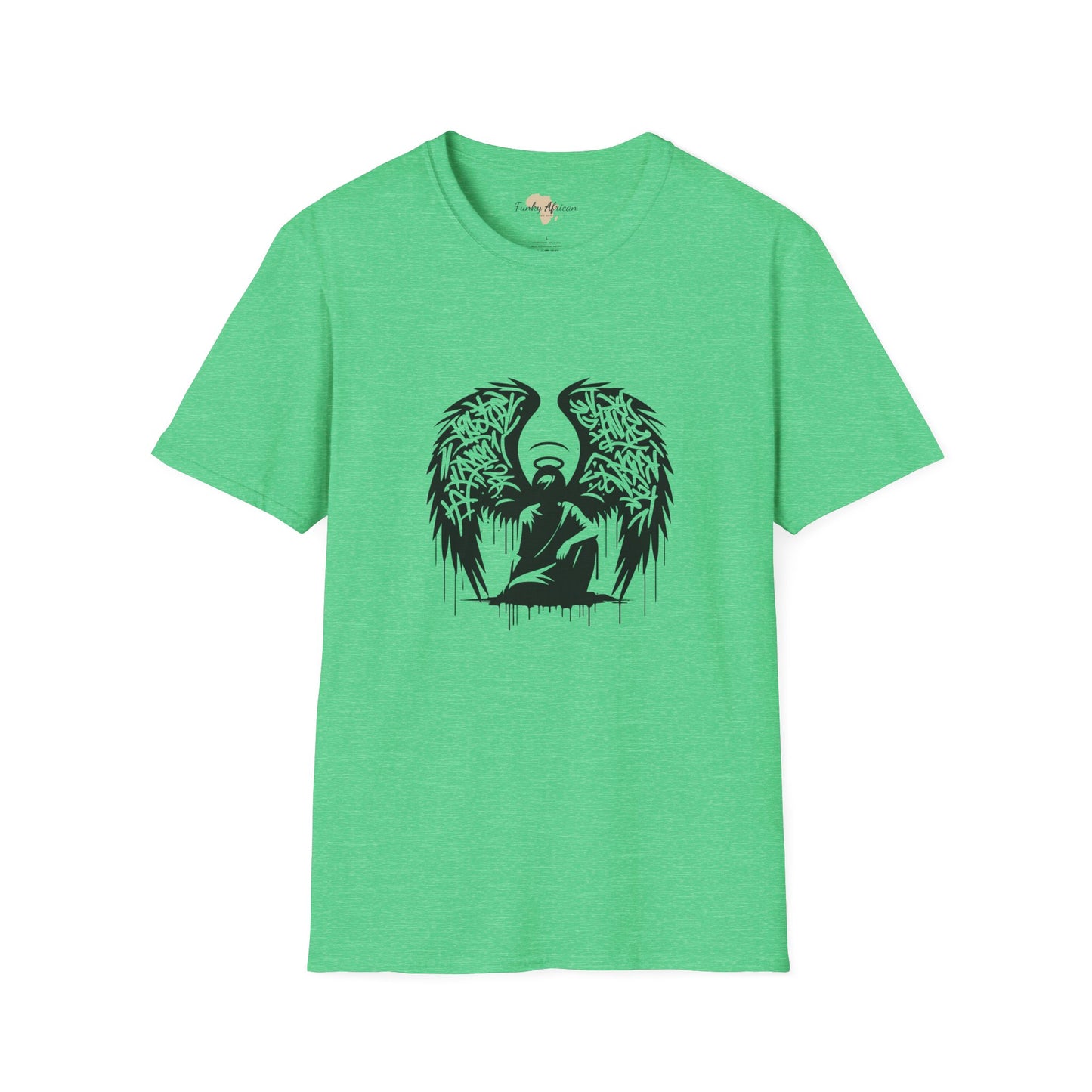 Angel graffiti unisex softstyle tee