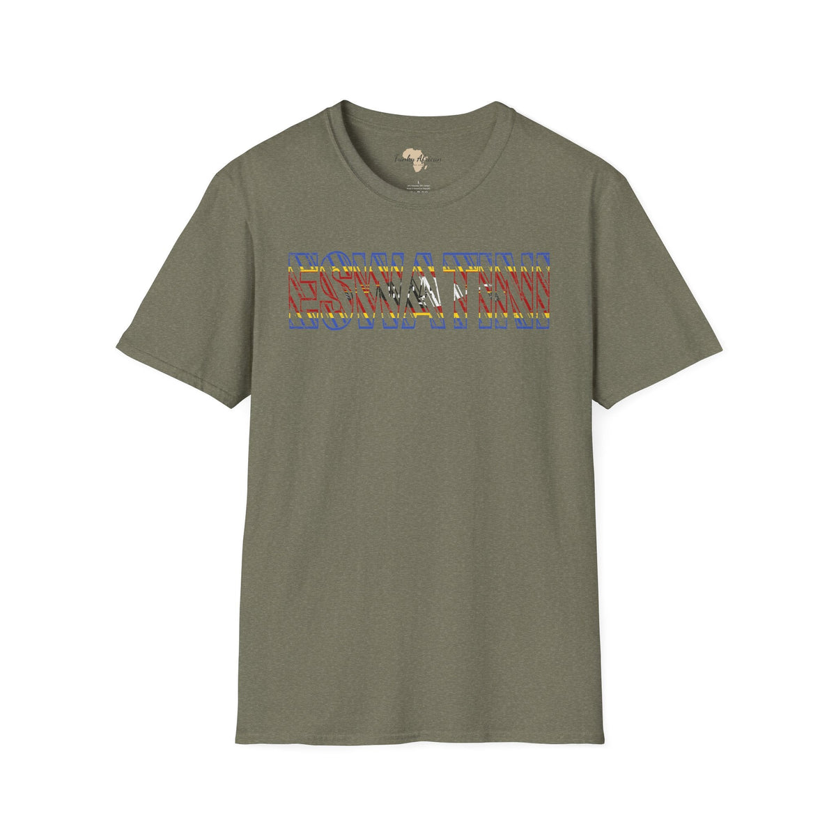 Eswatini text unisex softstyle tee Funky African