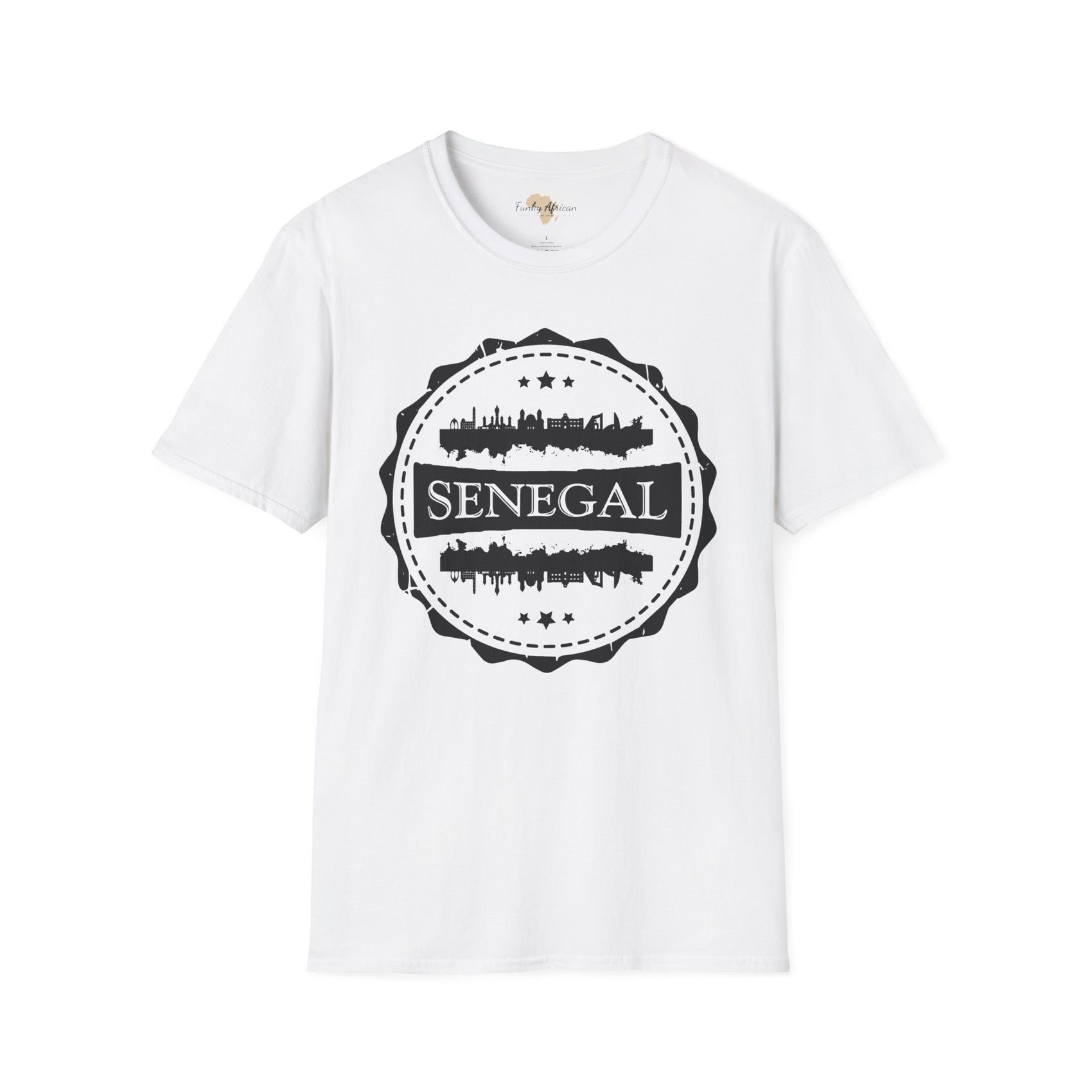 Senegal Stamp unisex tee