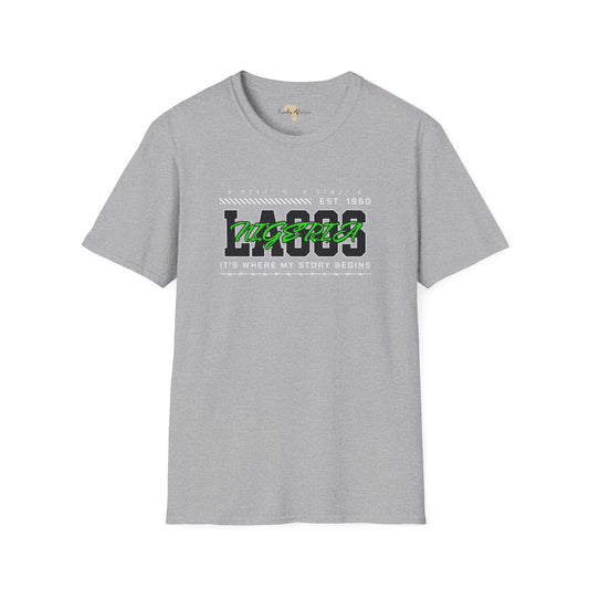 Lagos nigeria unisex softstyle tee
