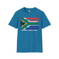 South Africa strip unisex softstyle tee